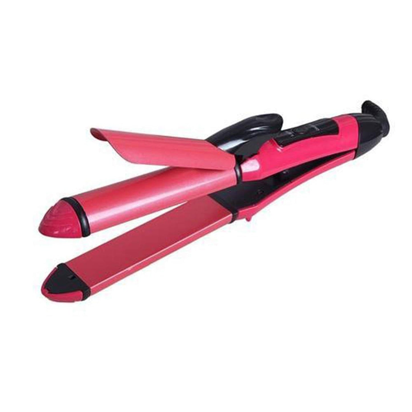 2-in-1 Hair Straightener & Curler – Ceramic Plates | Calm & Curl