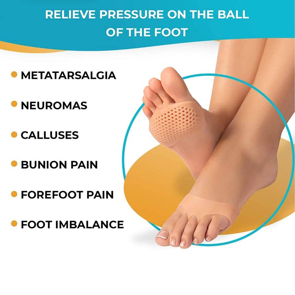 Silicone Tiptoe Protector – Foot Pain Relief & Comfort