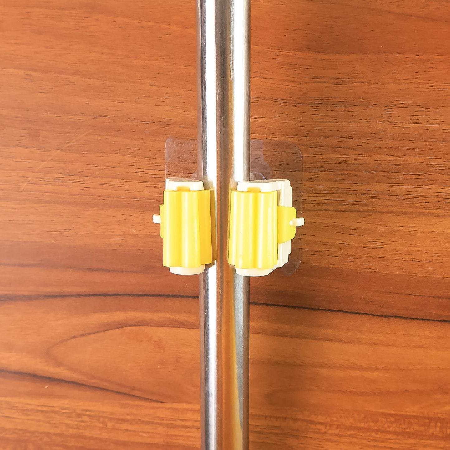 Clutter-Free Storage Self-Adhesive Mop Holder – Wall Mount