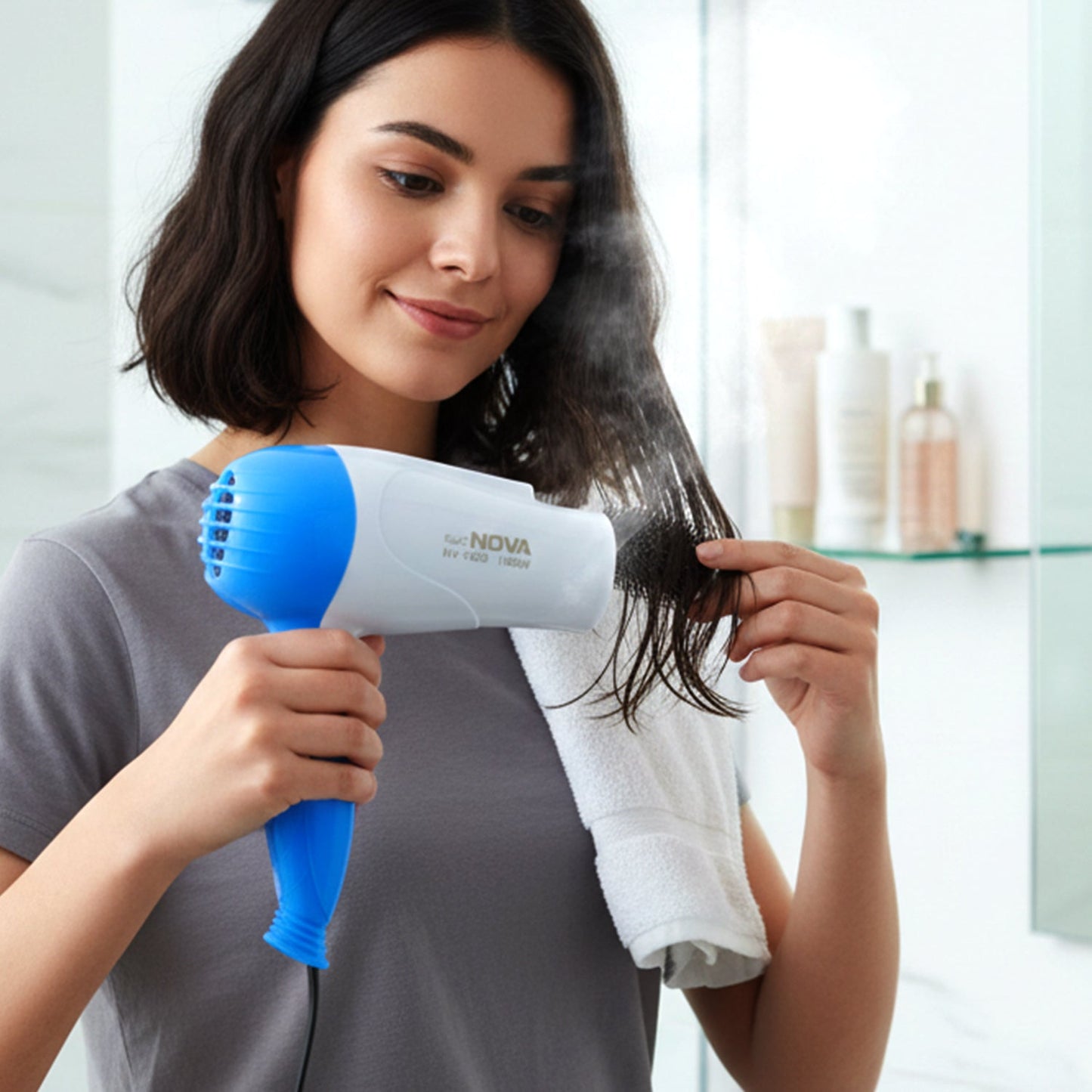 Foldable Hair Dryer – Compact & Travel-Friendly for Quick Drying