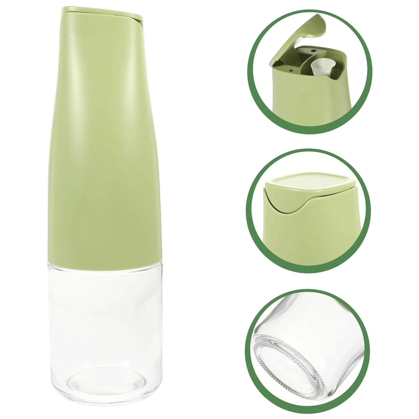 Oil Dispenser 500ml – Auto Open Lid, Non-Drip Bottle | BestyBuys