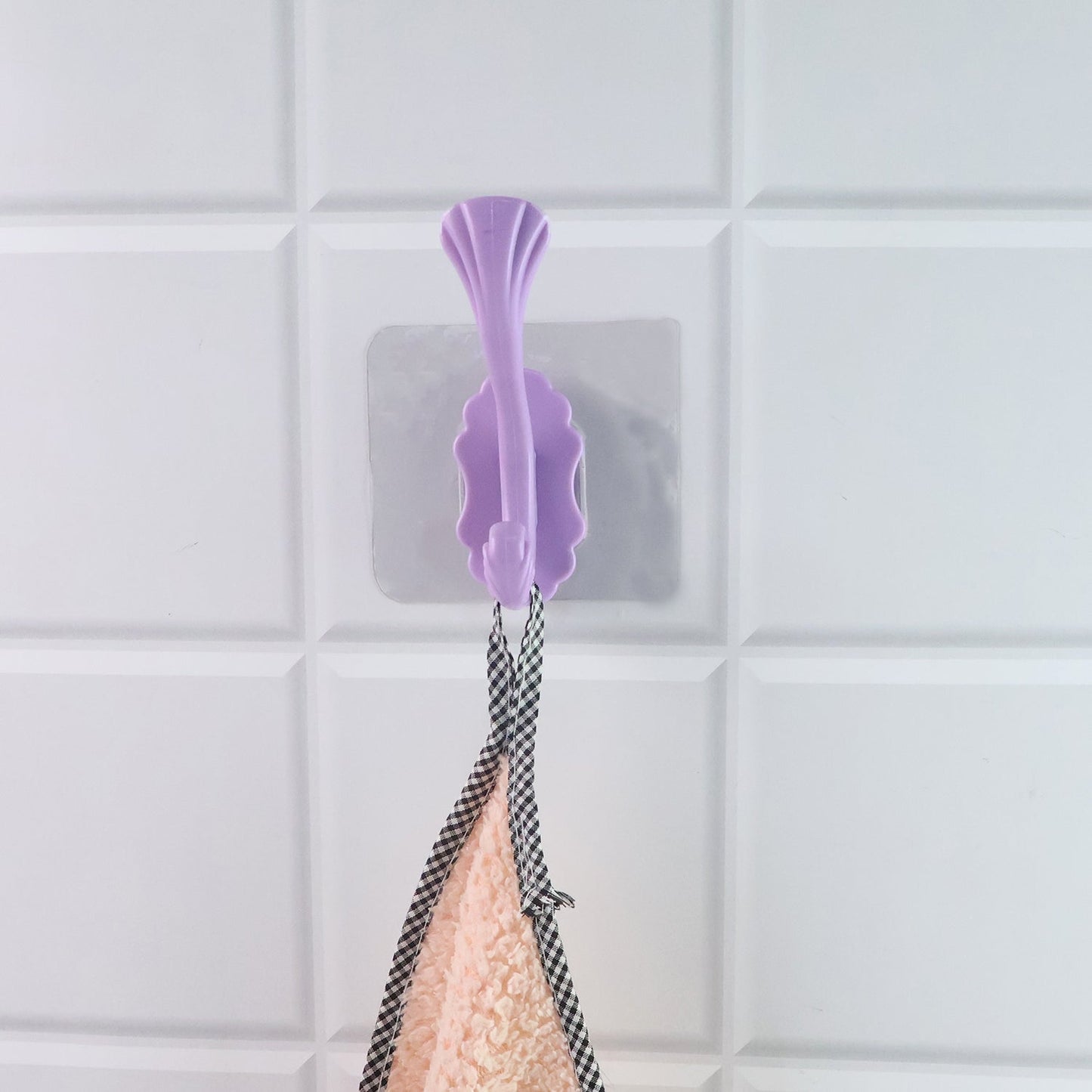 Heavy-Duty Self Adhesive Wall Hook – No Drilling Needed
