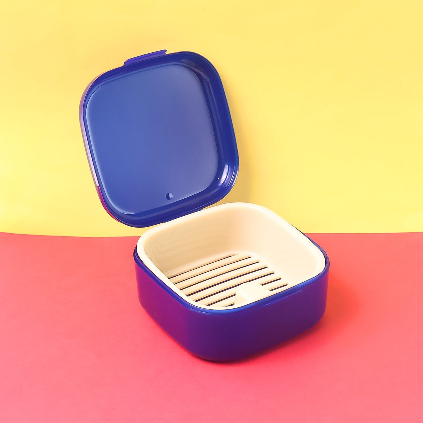 All-in-One Storage Box with Lid & Drain Tray – Compact