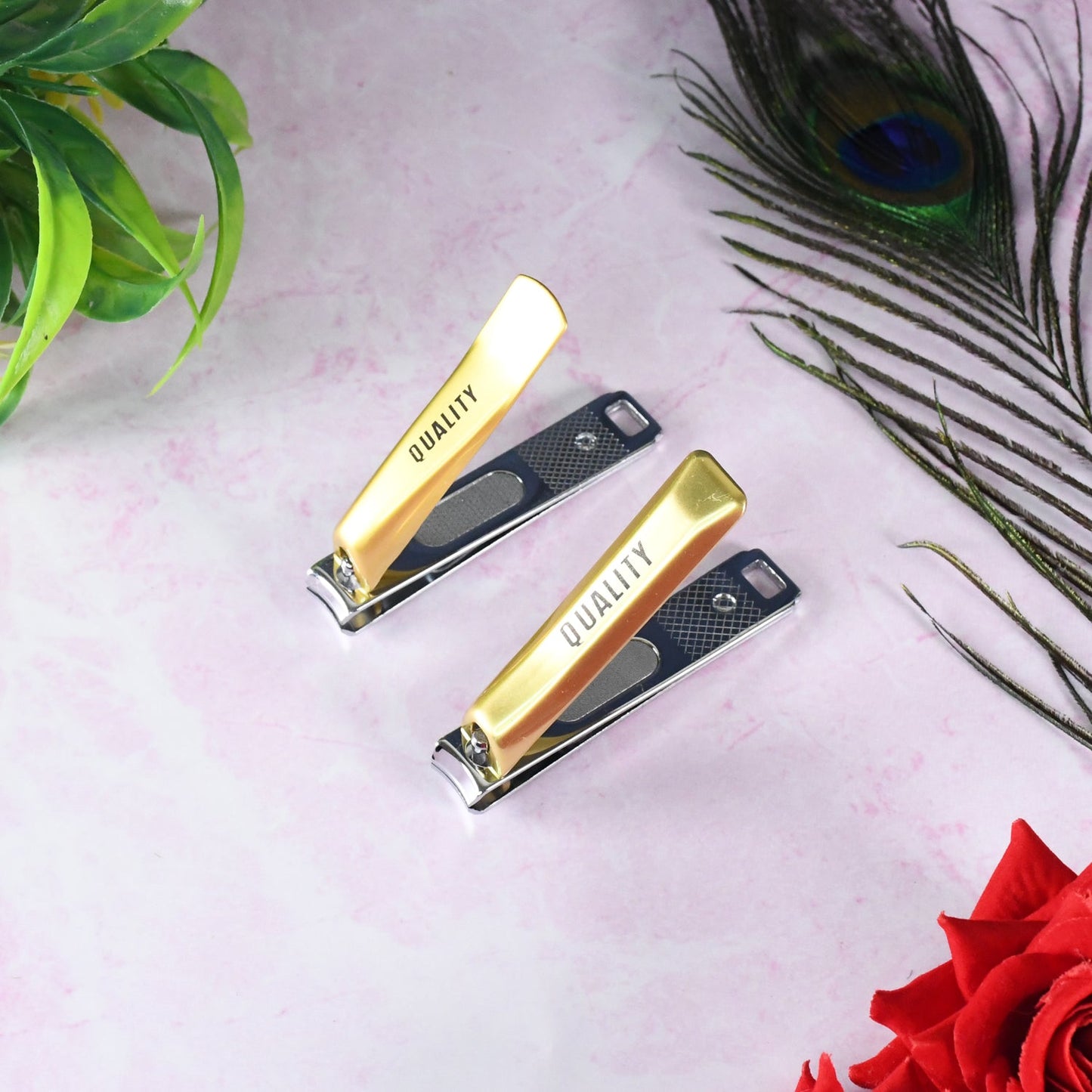 Folding Nail Clippers – Portable Stainless Steel with File | AuriGlam