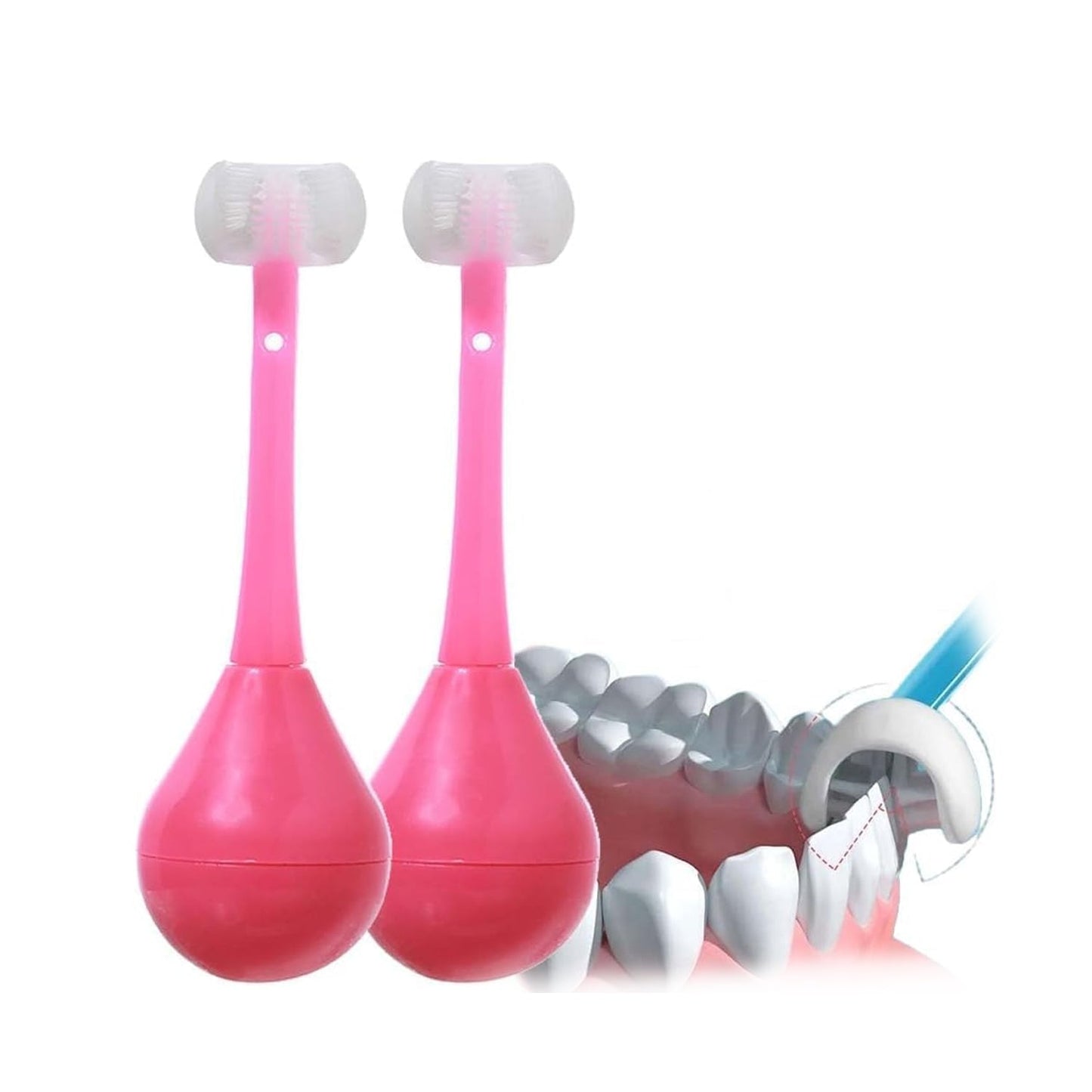 Kids 3-Sided Toothbrush – Gentle Silicone Head for Ages 2-12 | MintGuard