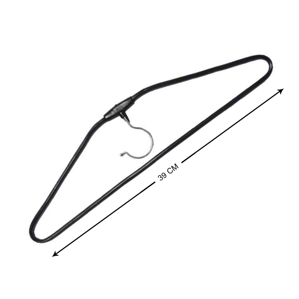 Stainless Steel Hangers – Durable 10-Pack Wardrobe Organiser