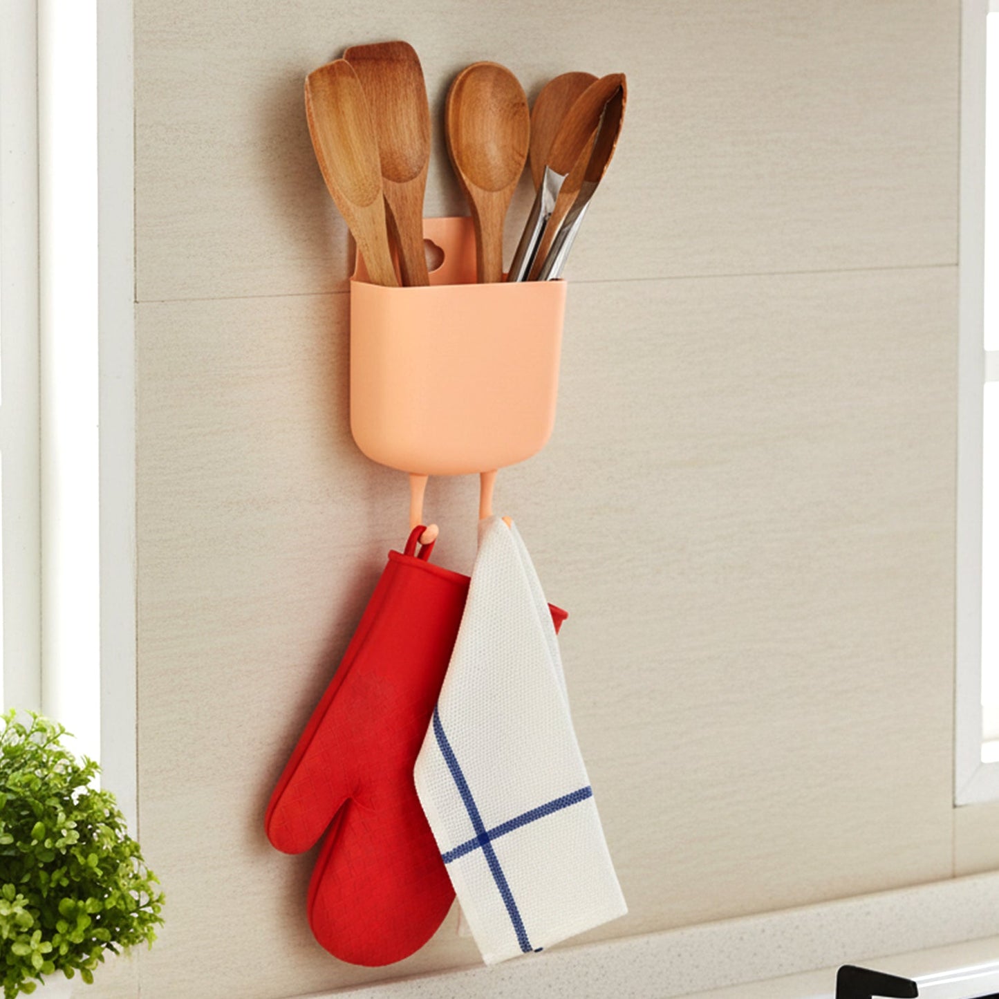 Space-Saving Wall Mounted Mobile Charging Holder – Organizer