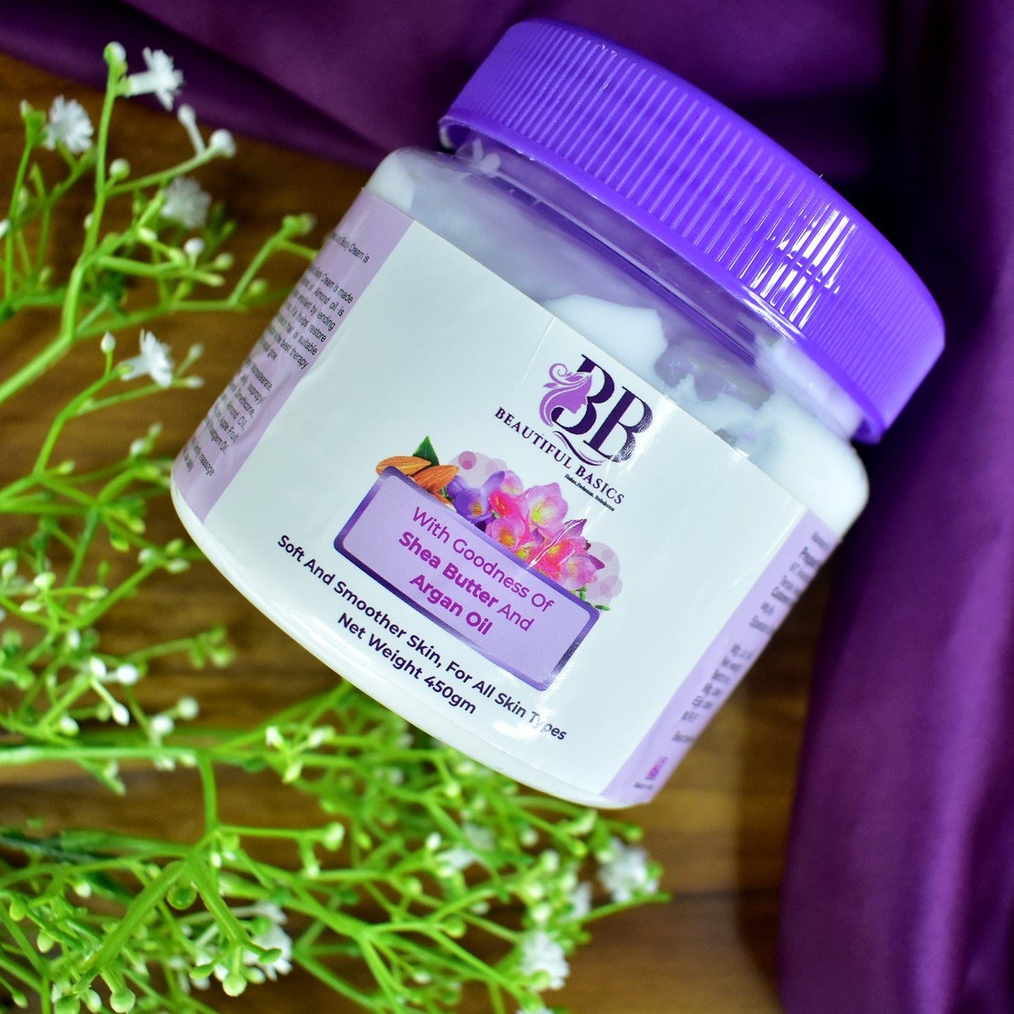Shea Butter Body Cream – Deep Moisturisation with Argan Oil 450g