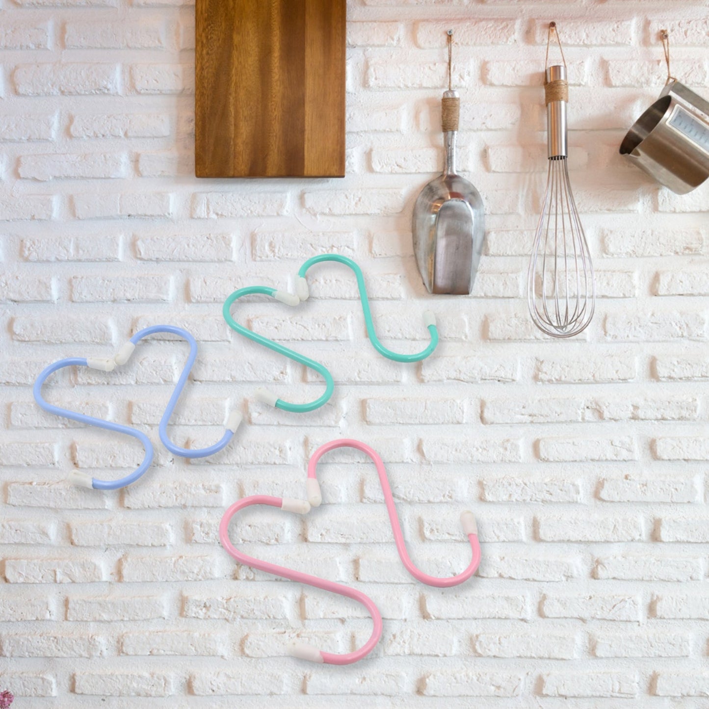 Heavy-Duty S Hooks Metal – Hanging Hooks (6 Pcs)