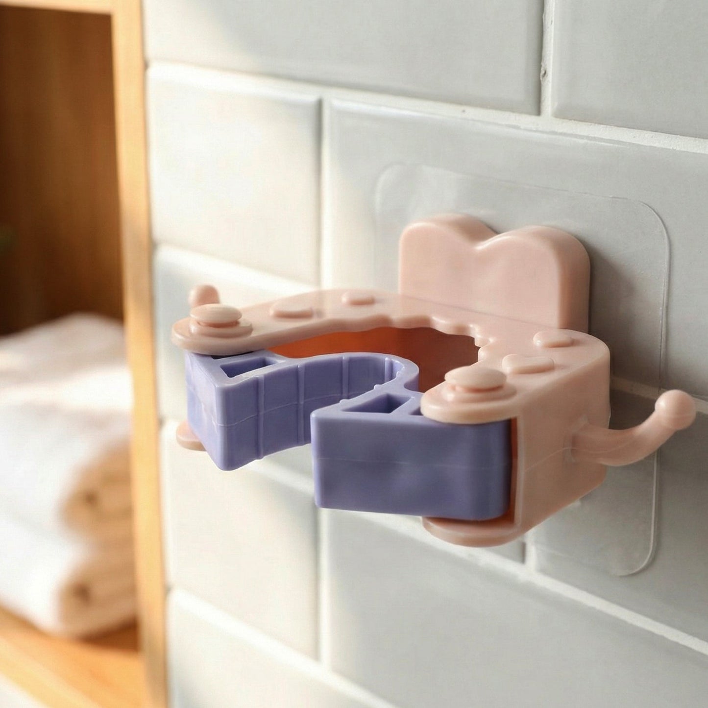 Stay Organized Broom & Mop Holder Clips – Strong Adhesive