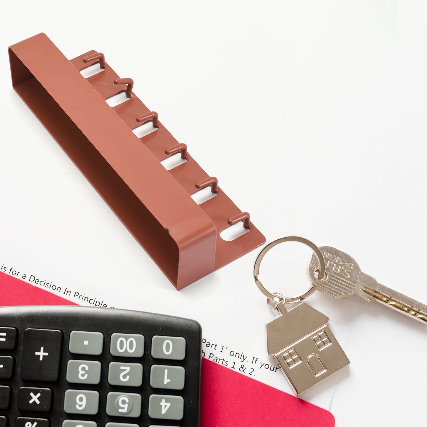 All-in-One Key Holder Stand – Hooks for Home & Bathroom