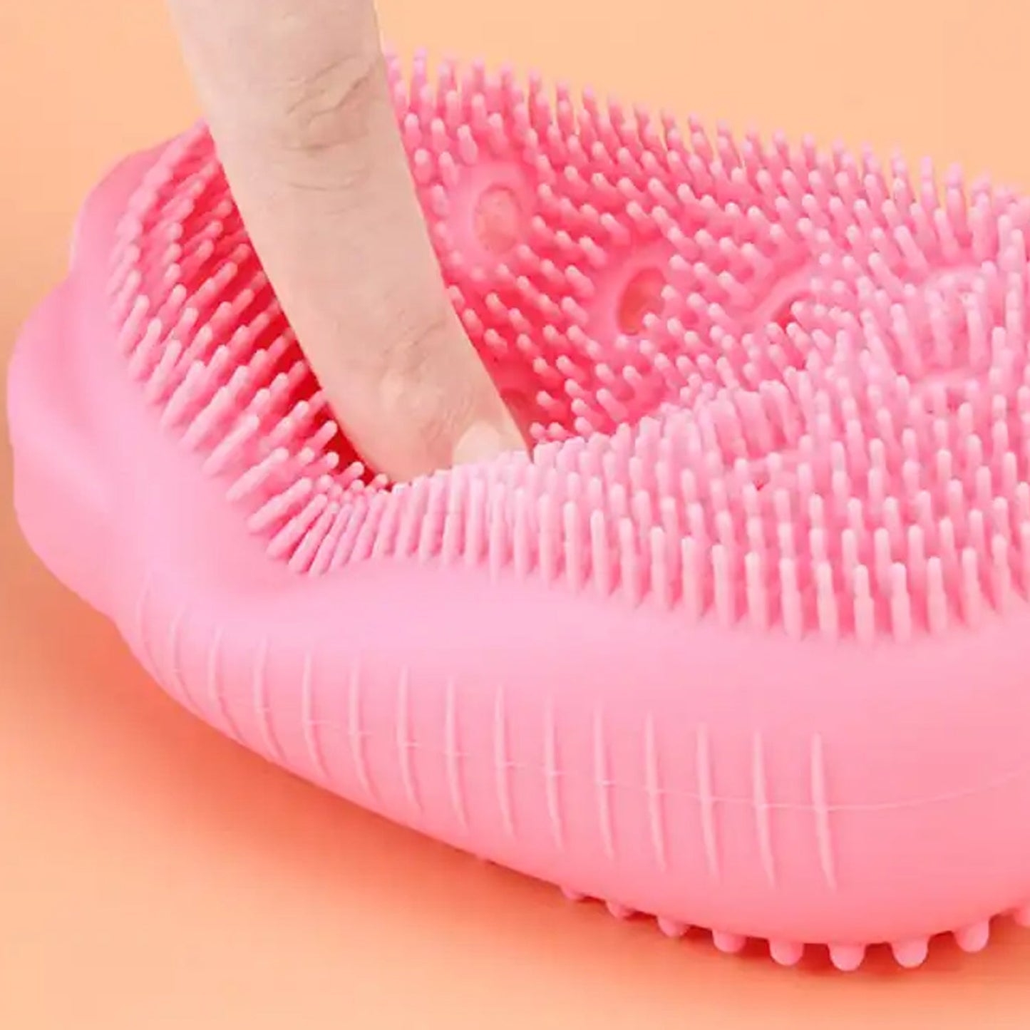 Silicone Bath Brush – Dual-Sided Body Scrubber | Velvet Wellness