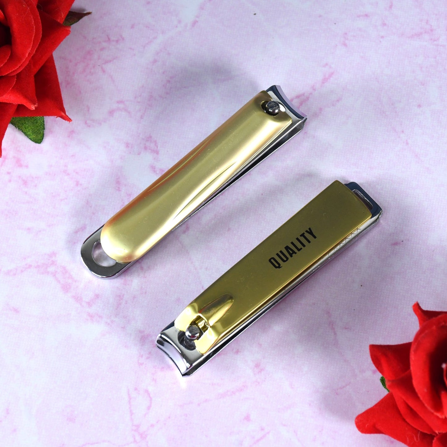 Folding Nail Clippers – Stainless Steel Portable with File | AuriGlam