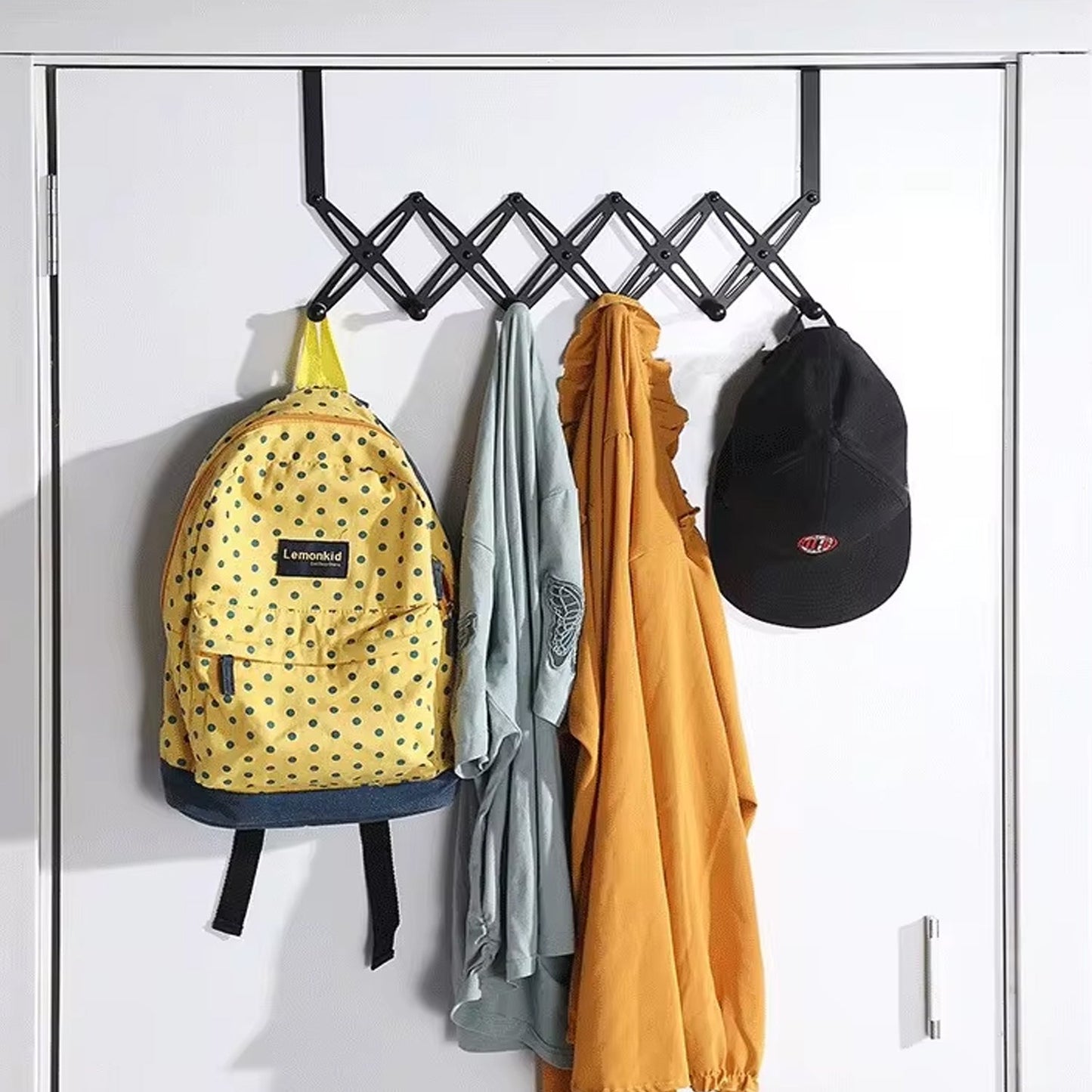 Clutter-Free Storage Door Hanger – Hook Steel Coat Rack