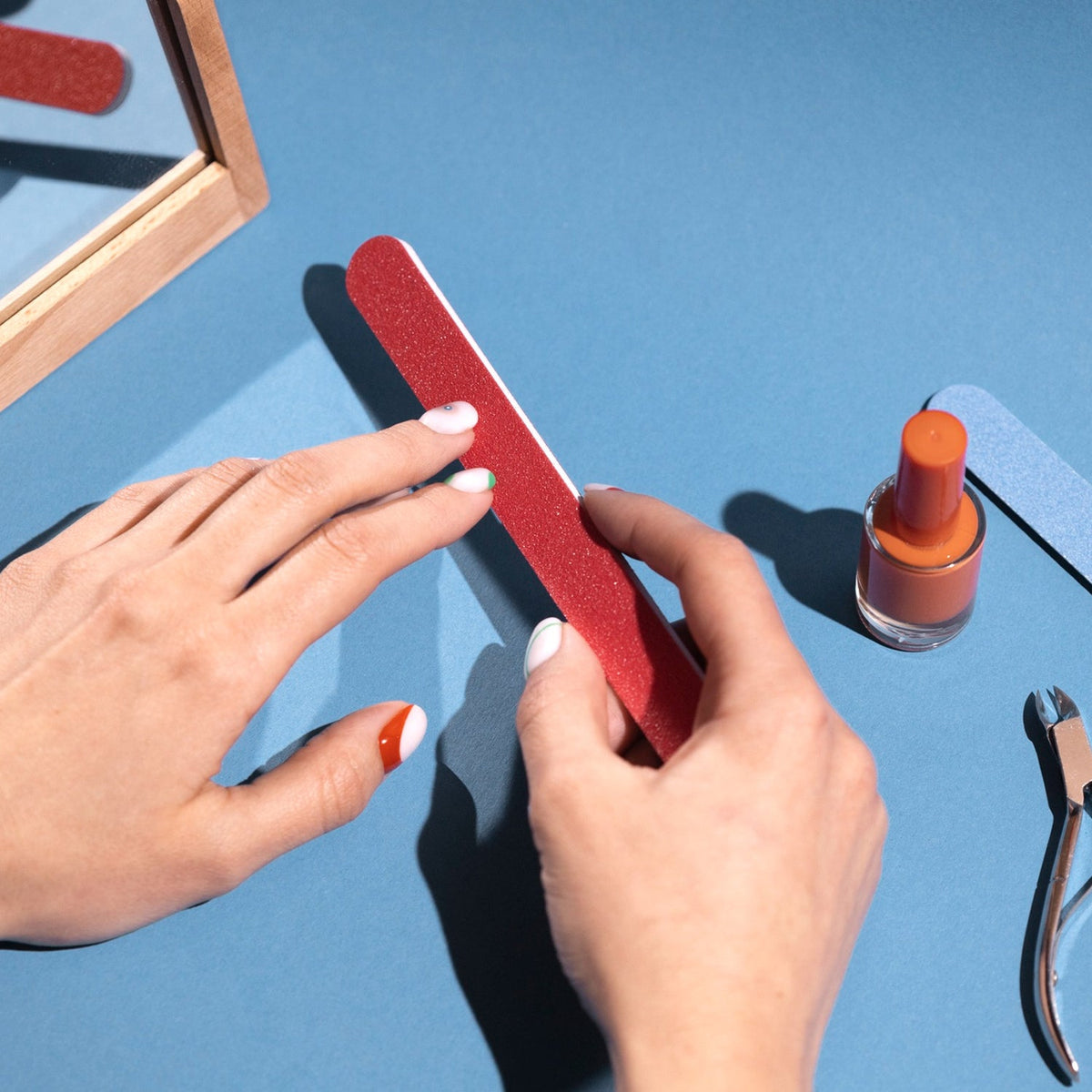 Professional Nail File – Double-Sided 2 Pc Set 9 cm
