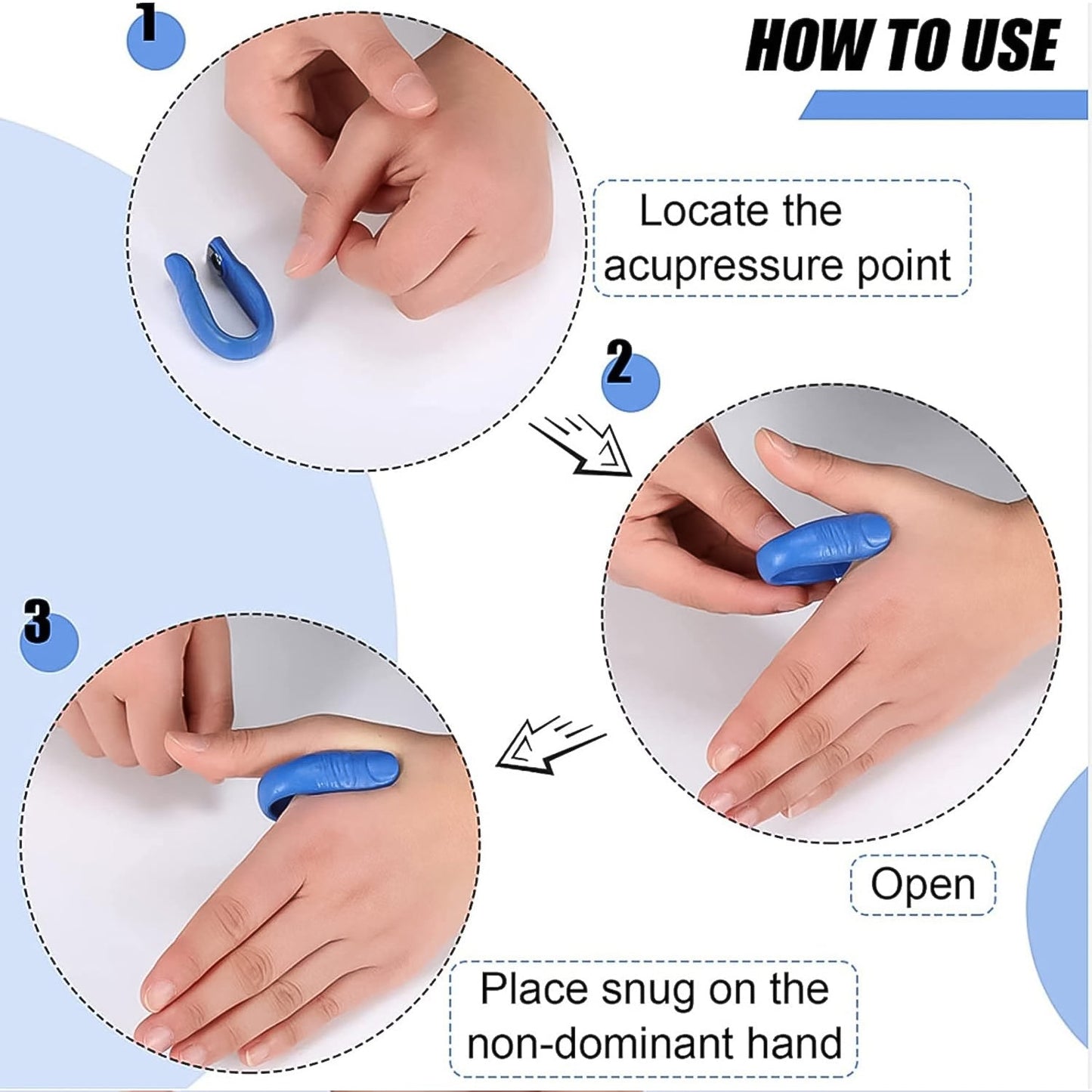 Magnetic Acupressure Clip – Pain Relief & Improved Circulation