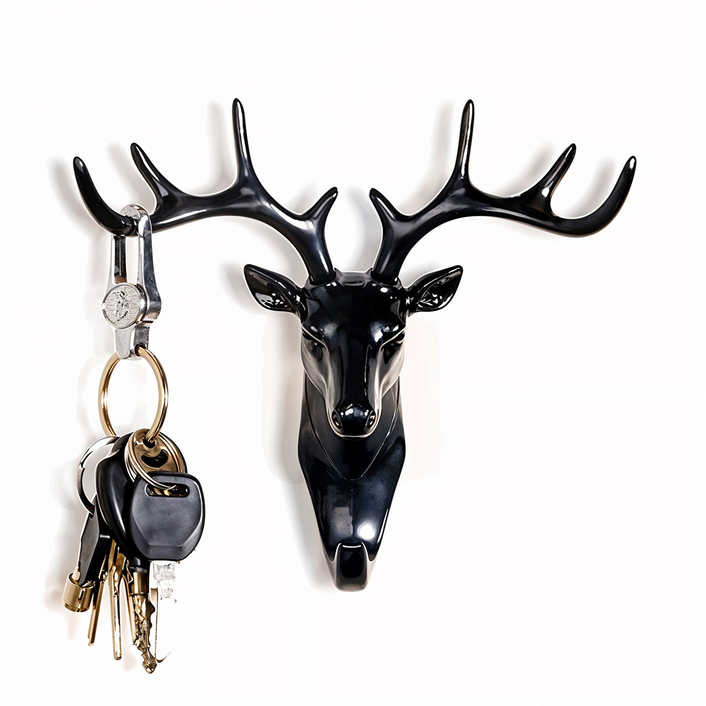 Deer Head Wall Hook – Self-Adhesive & Decorative