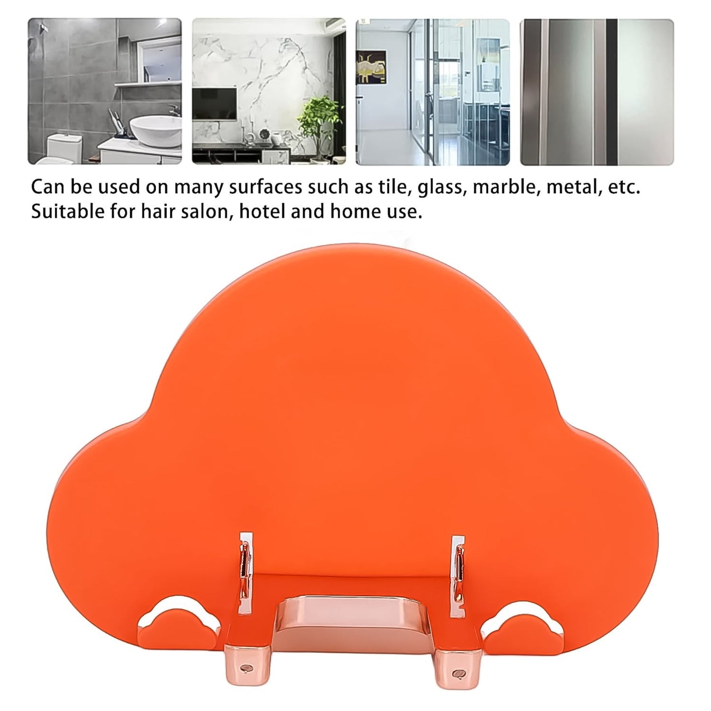 Hair Dryer Holder – Wall Mounted Foldable Stand | Calm & Curl