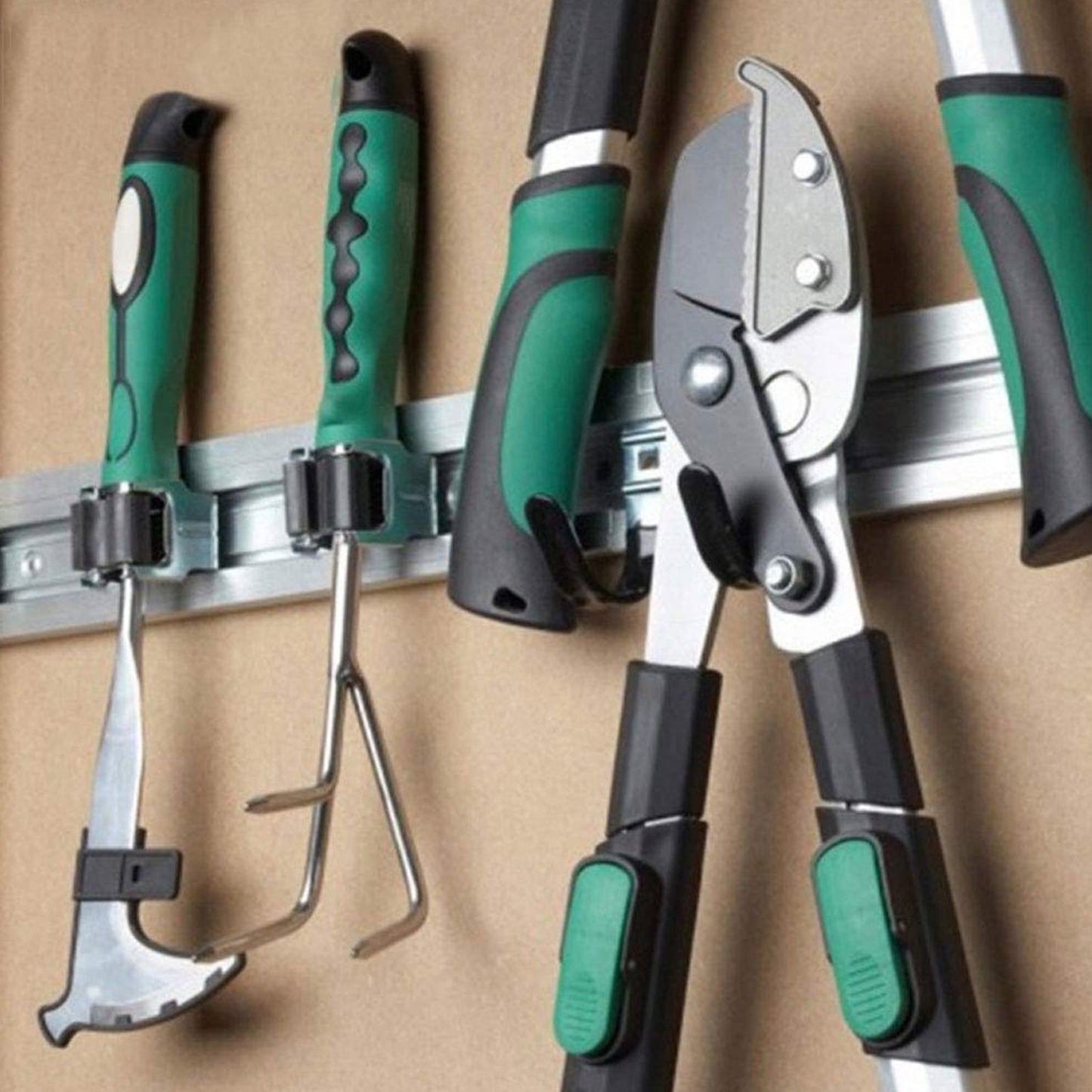 Clutter-Free Storage Wall Mount Mop Holder – No-Slide Grip