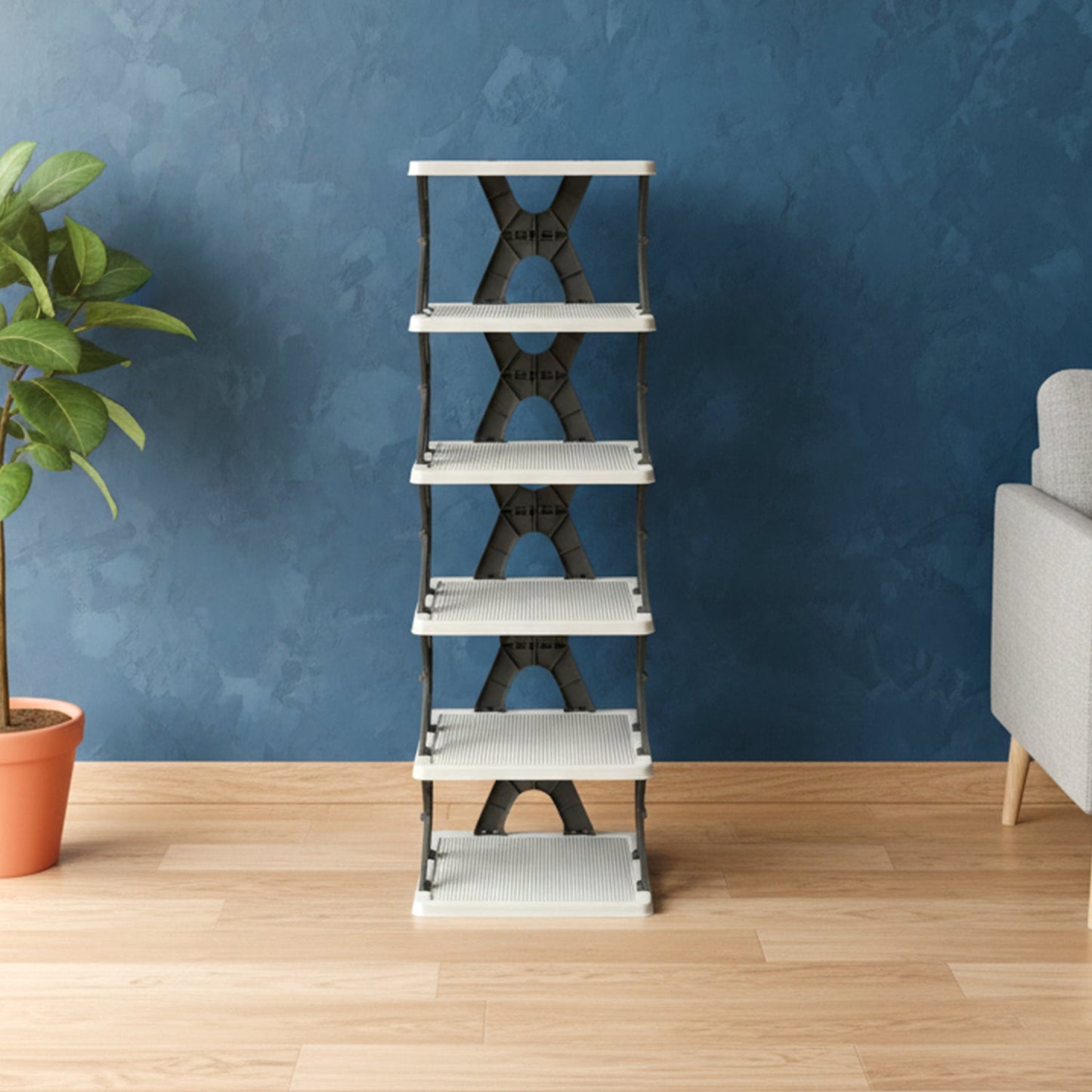 Space-Saving Layer Shoe Rack Stand