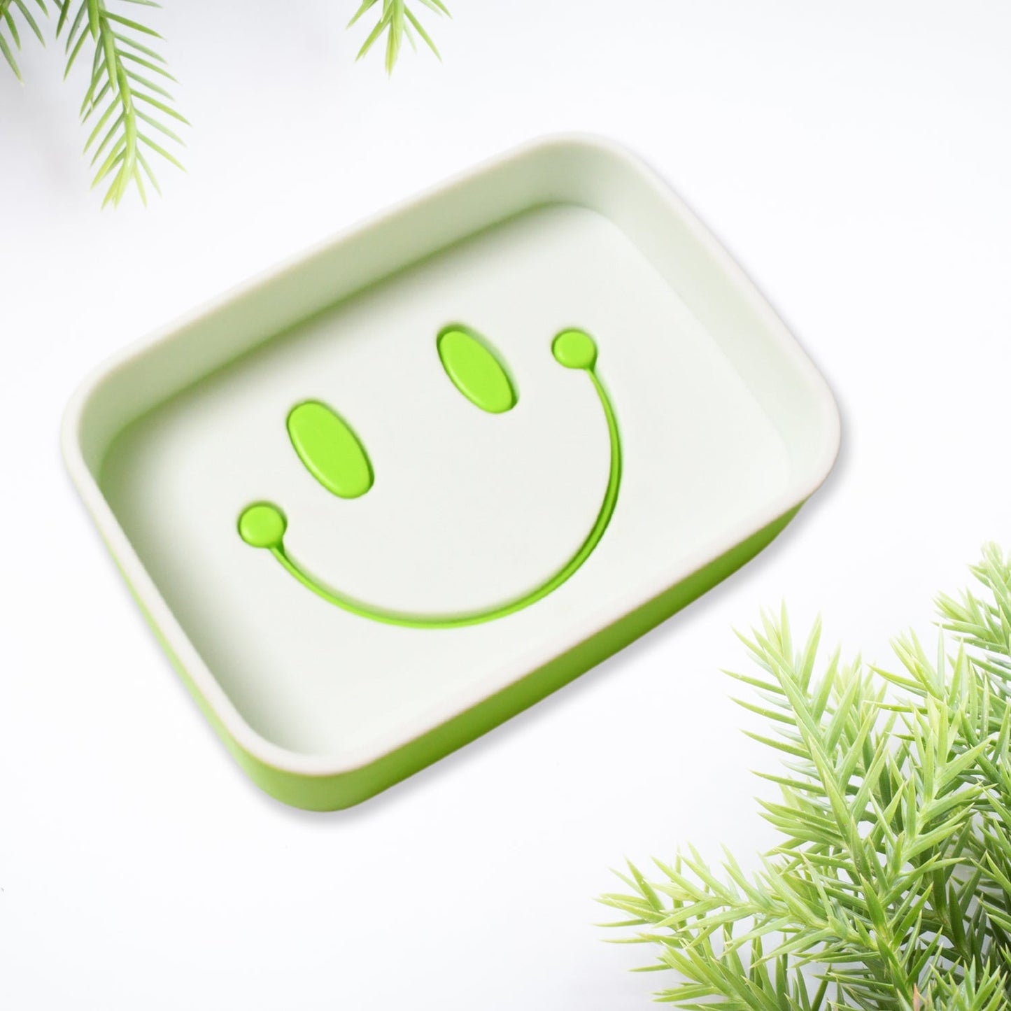 Portable Travel Soap Dish Box – Cute Smiley Face & Draining Design