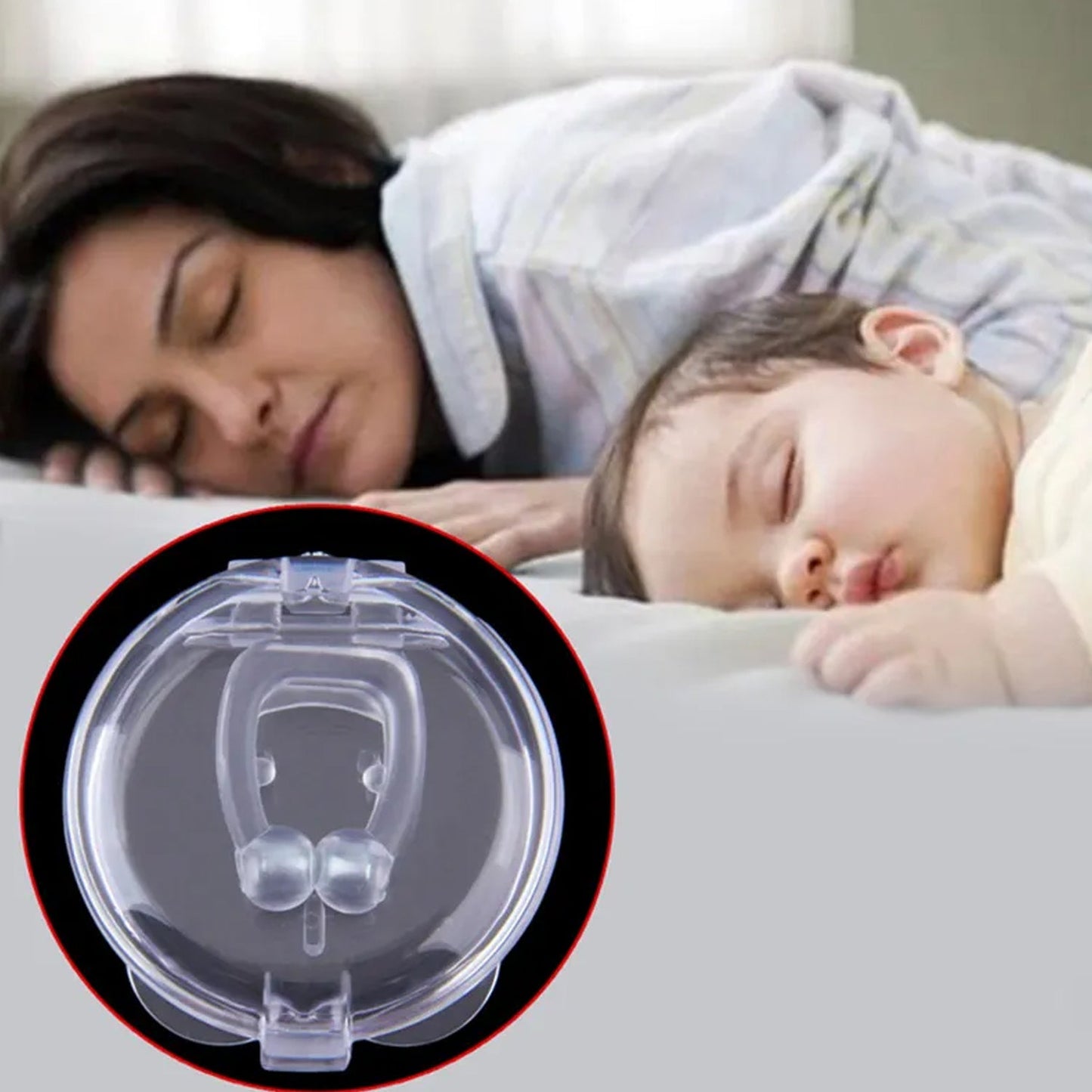 Anti-Snore Nose Clip – Silicone for Comfortable Sleep | AuriGlam