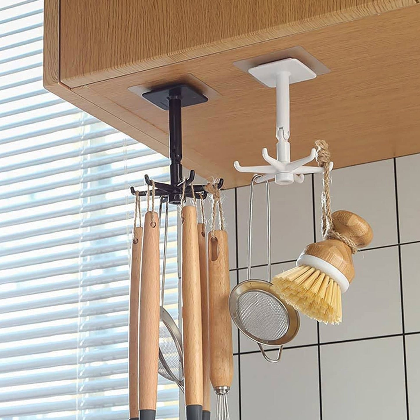 Self-Adhesive Wall Hook – 360° Rotating & Waterproof