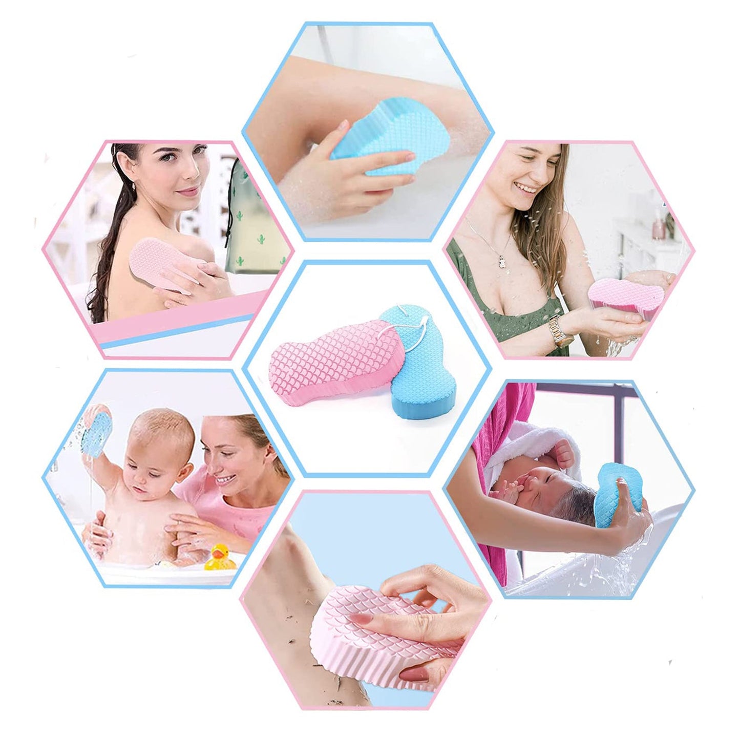 Exfoliating Sponge – Gentle Dead Skin Removal | VelvaBloom