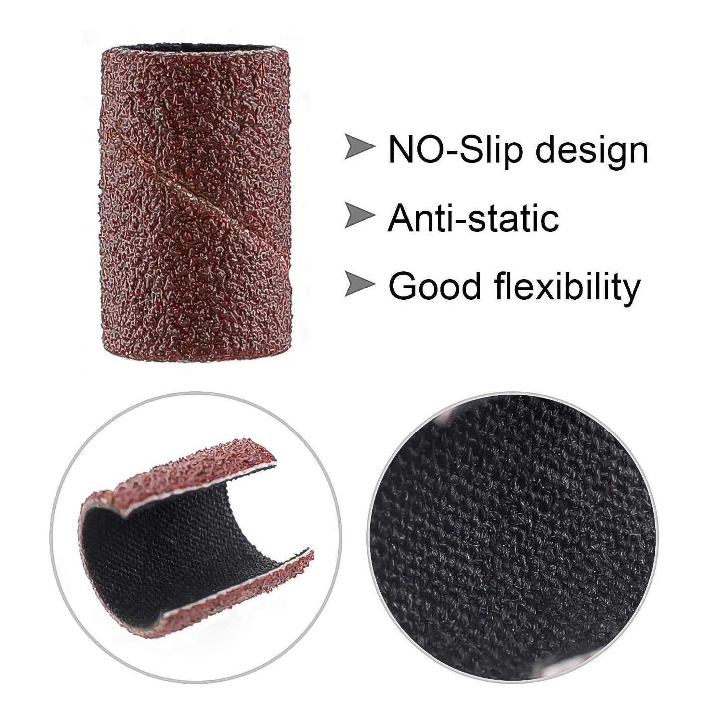 Nail Drill Sanding Band Bits – Precision Nail Shaping & Cleaning