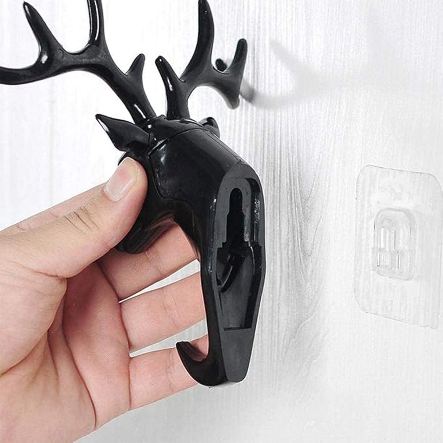 Deer Head Wall Hook – Self-Adhesive & Decorative