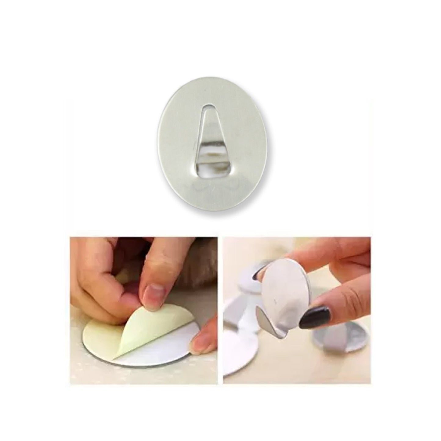 Stainless Steel Wall Hooks – Pc Self-Adhesive