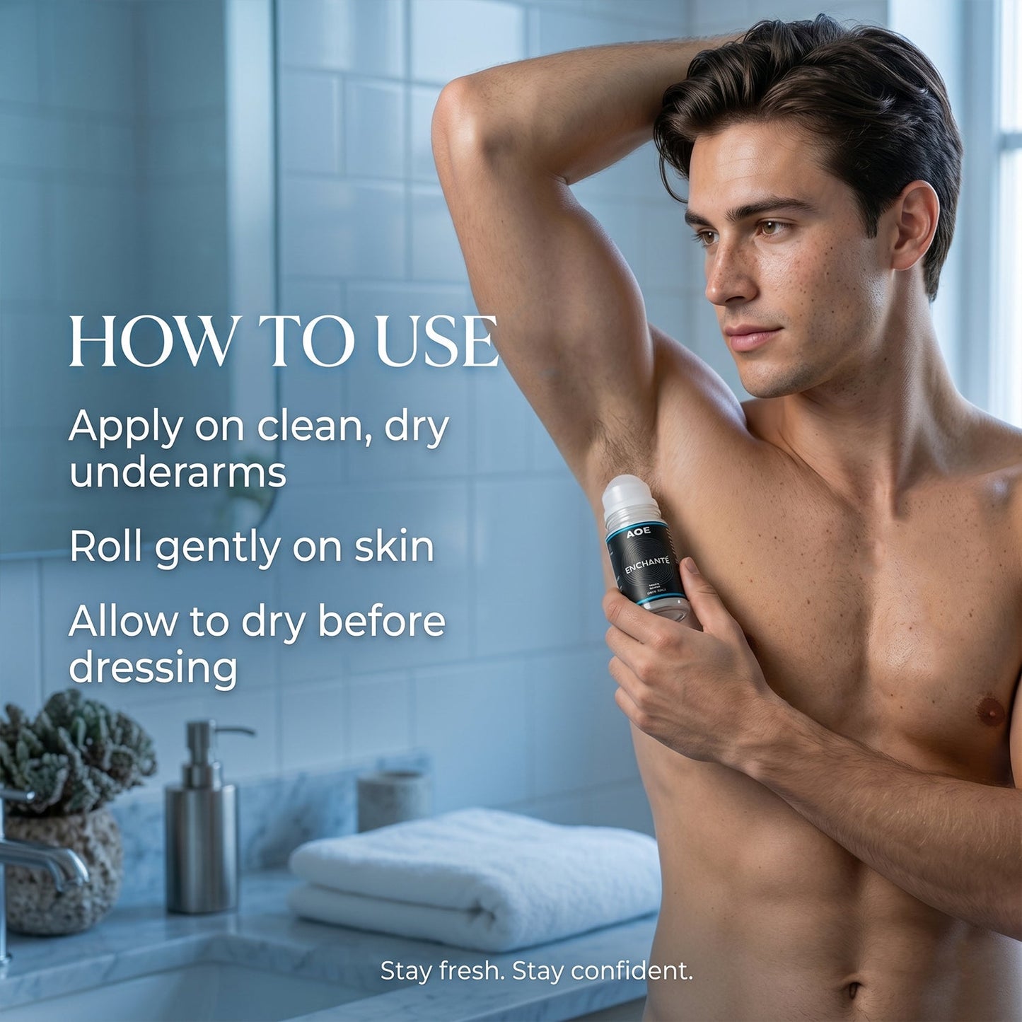 Unisex Roll-On Deodorant – Long-Lasting Freshness & Travel-Friendly