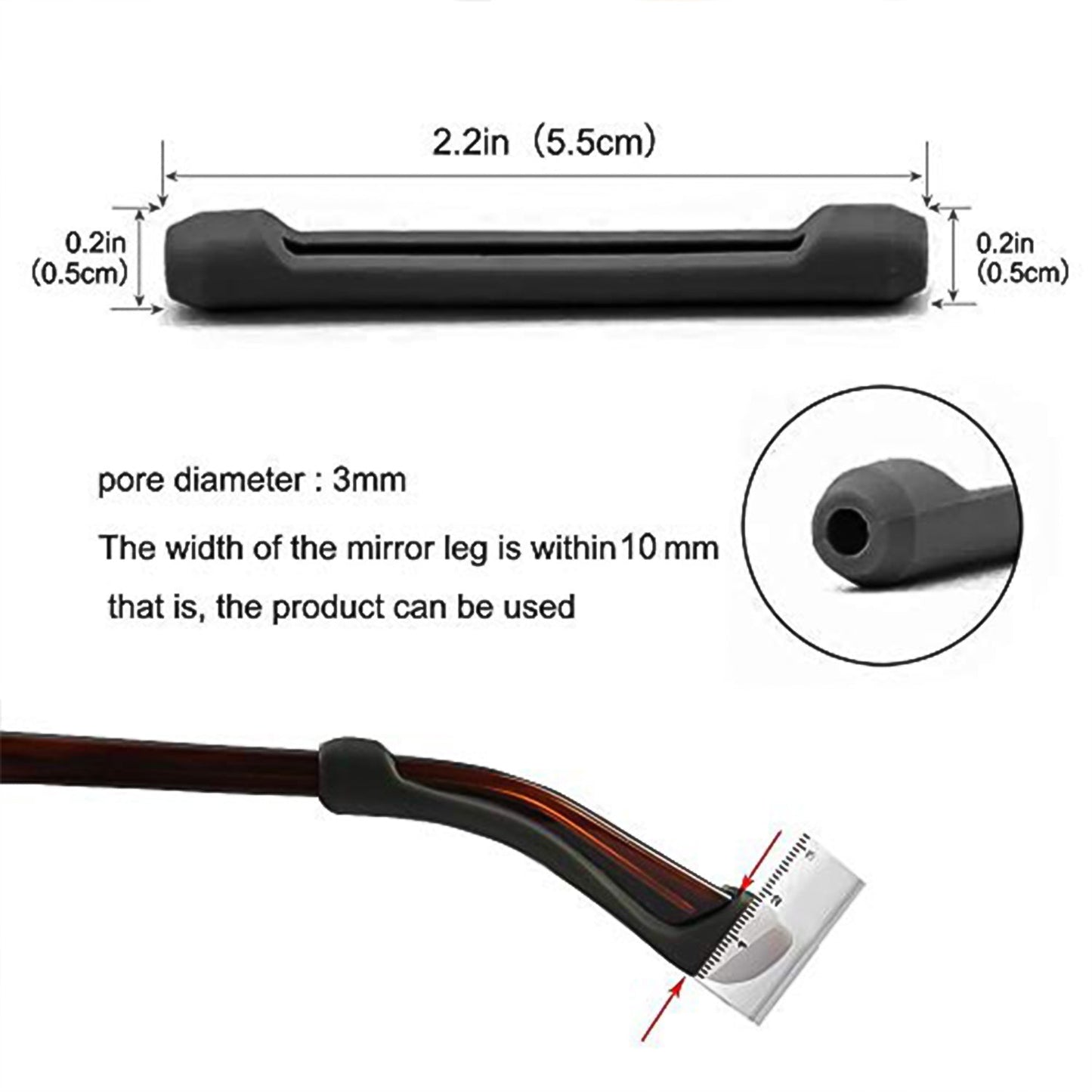 Anti-Slip Eyeglass Ear Grips – Comfortable Silicone Hooks | Velvet Wellness