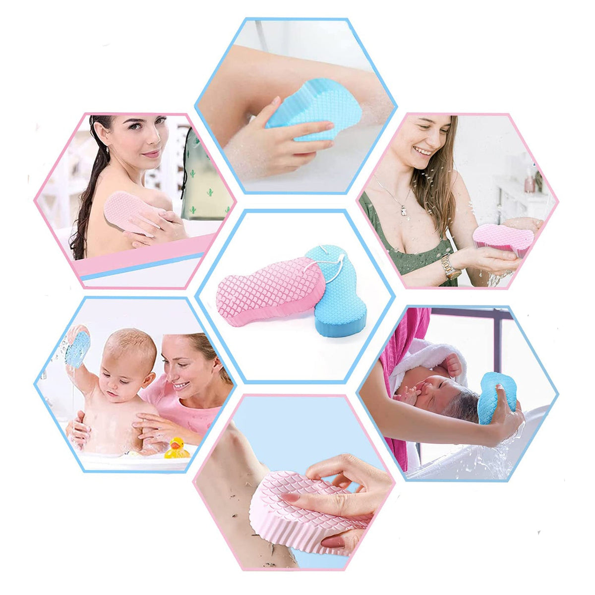 Exfoliating Sponge – Gentle Dead Skin Removal