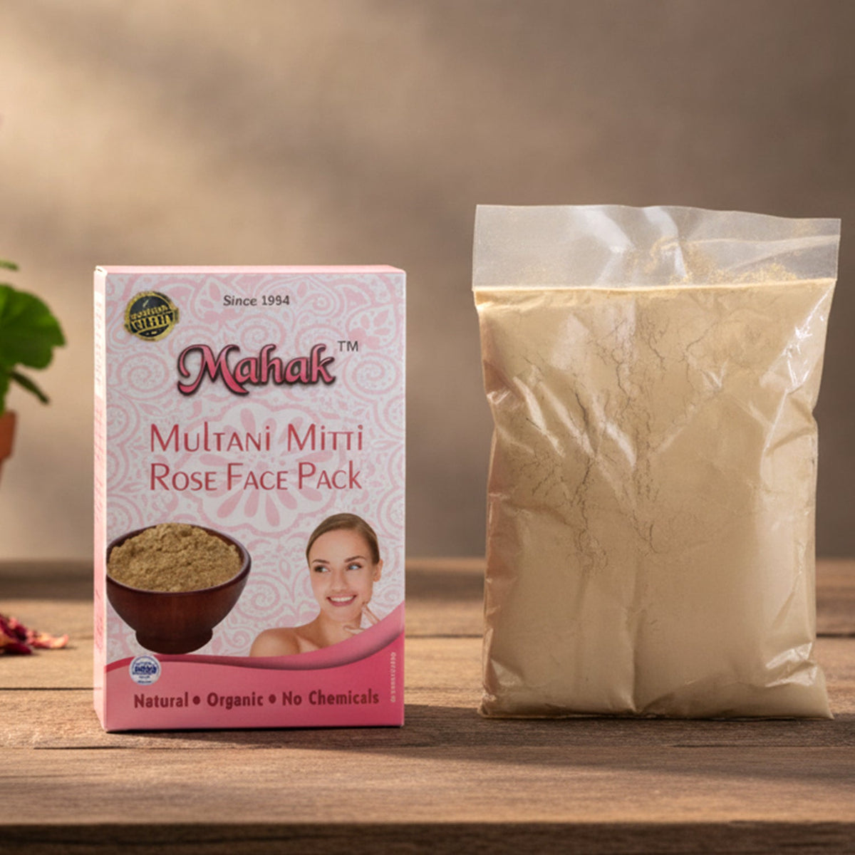 Multani Mitti Rose Face Pack – Herbal Deep Cleansing 80gm