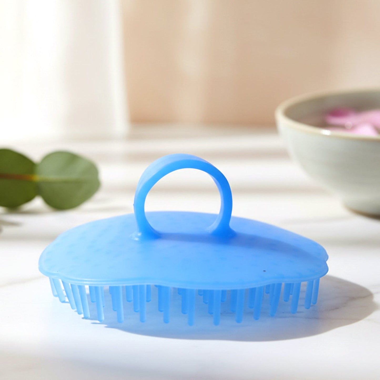 Silicone Scalp Massager – Deep Cleansing Shampoo Brush