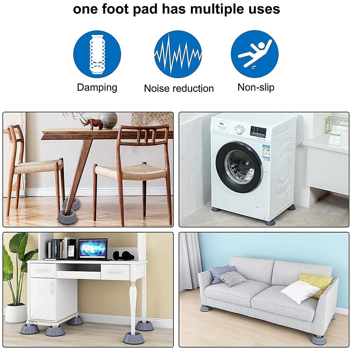 Anti Vibration Pads – Washer & Dryer Stabilizers