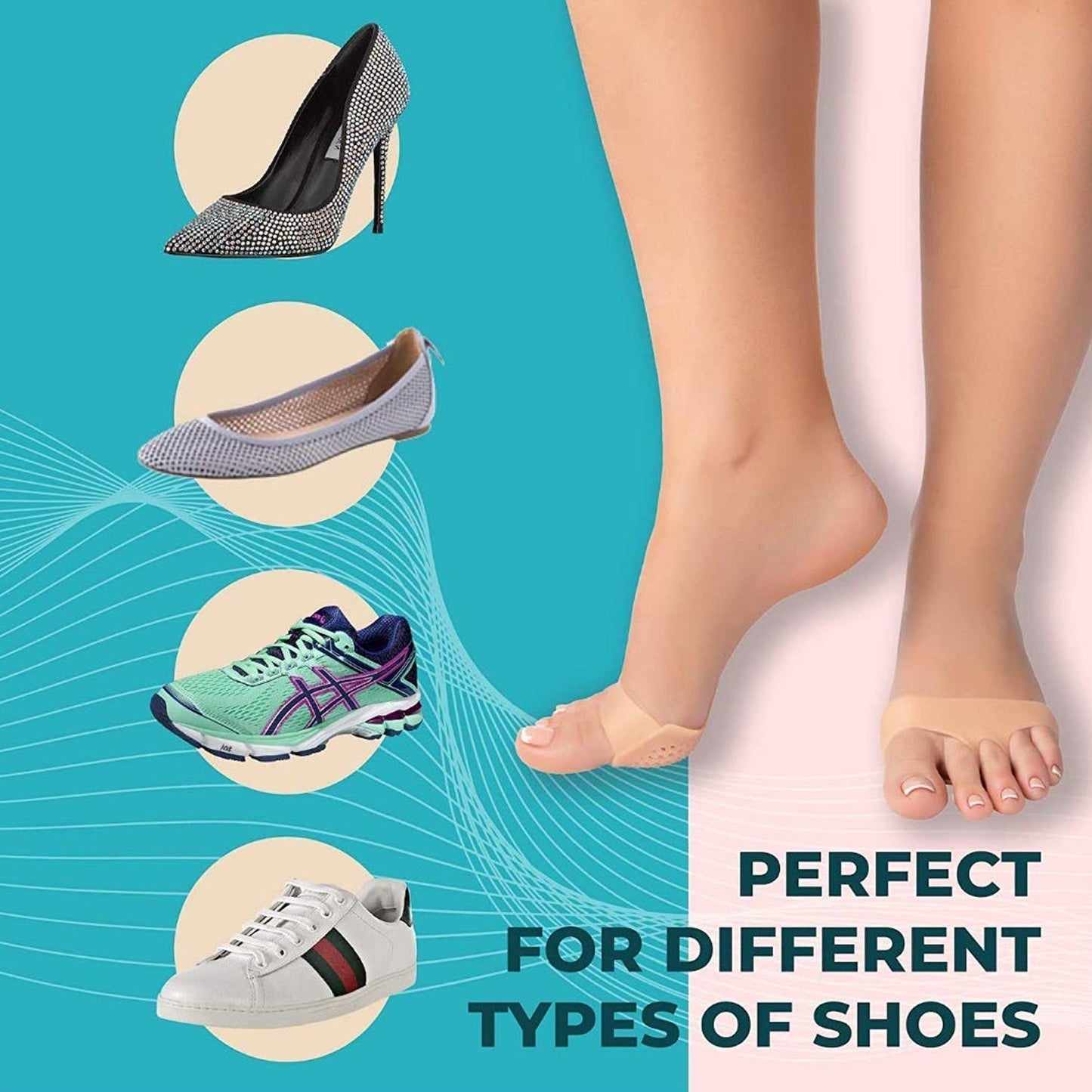 Silicone Tiptoe Protector – Foot Pain Relief & Comfort
