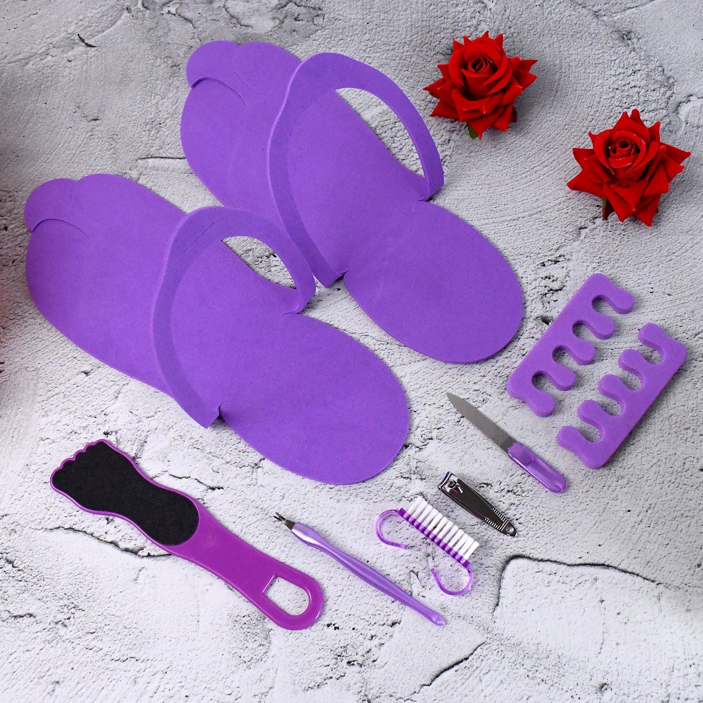 Pedicure Foot Care Kit – 9-Piece Professional Set | Velvet Wellness