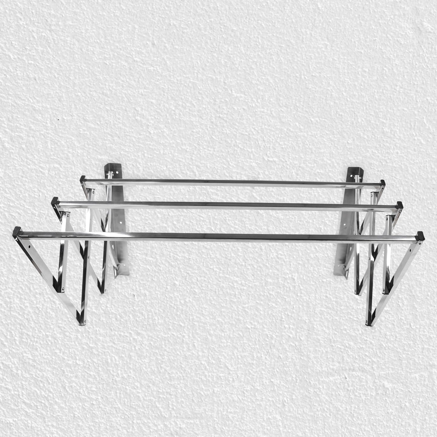 Space-Saving Stainless Steel Folding Clothes Drying Rack – Durable