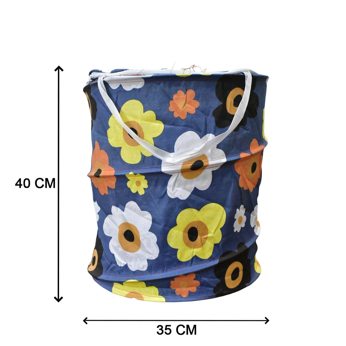 Space-Saving Canvas Laundry Bag for Home & Toy Storage