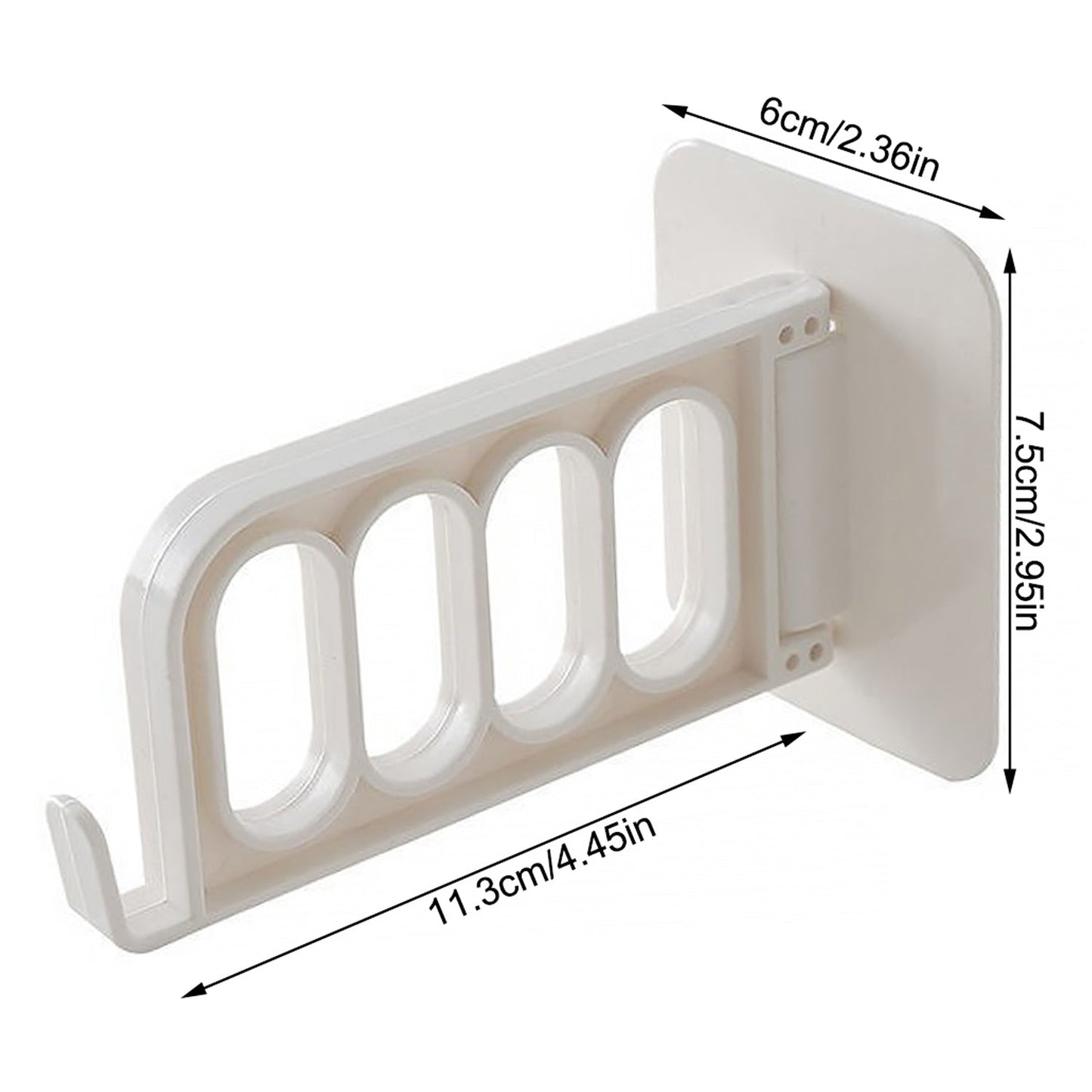 Door Hook for Bathroom & Kitchen – ABS Plastic