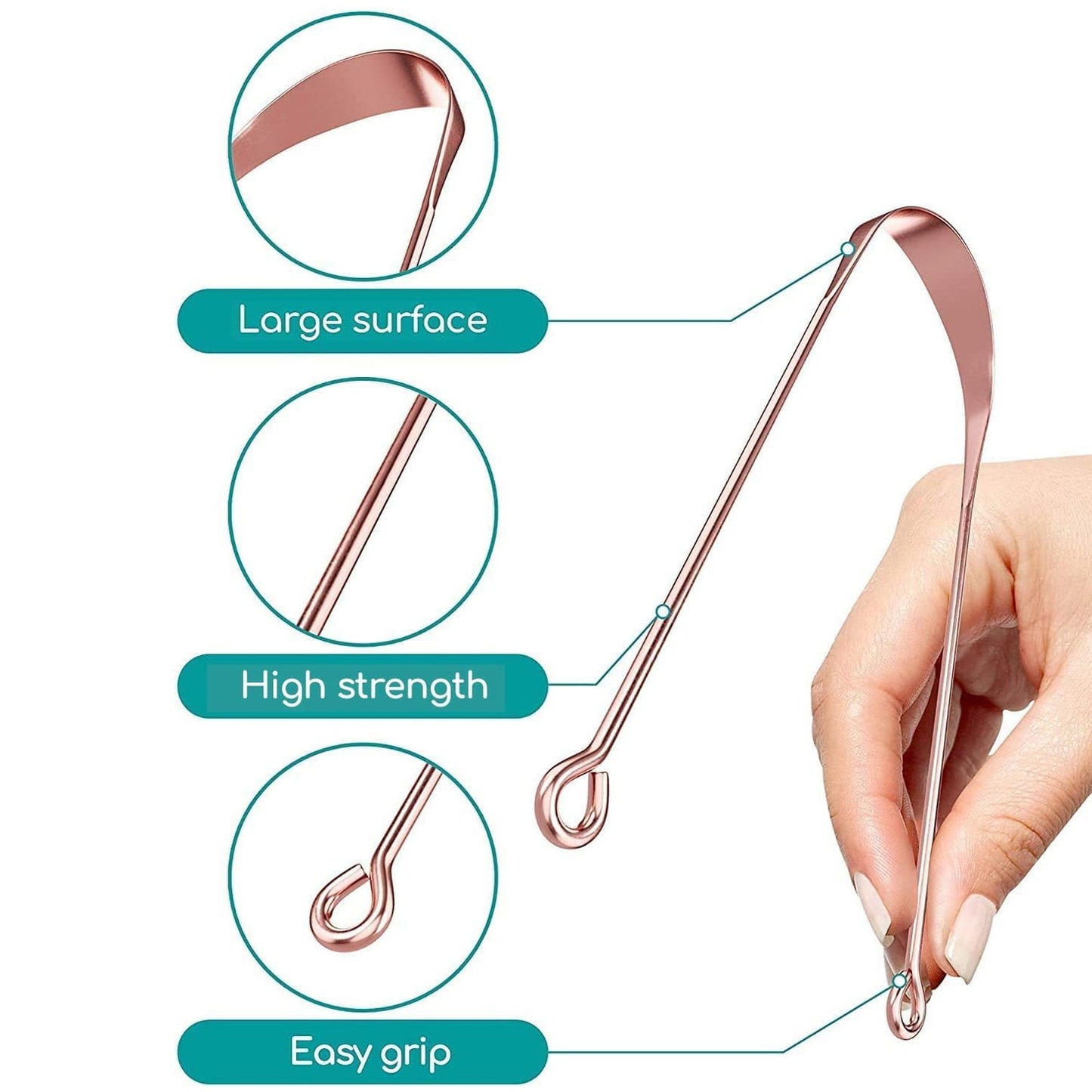 Copper Tongue Cleaner – Fresh Breath & Oral Hygiene | Velvet Wellness