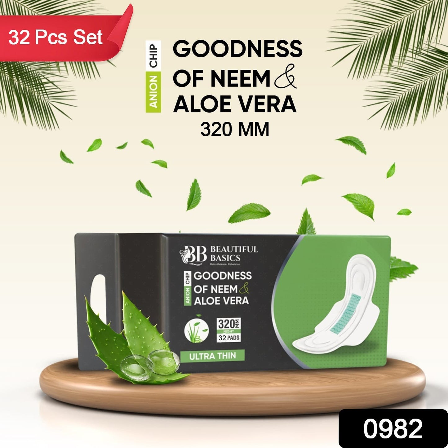 Sanitary Pads with Neem Aloe Vera – Ultra Thin | Beautiful Basics