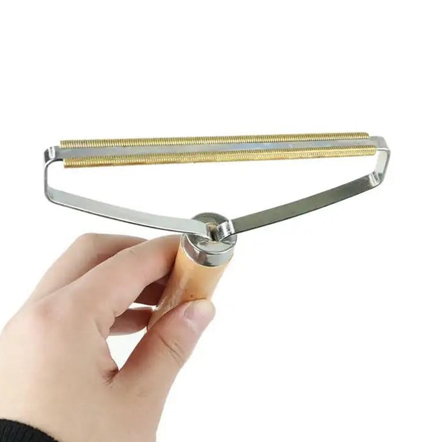 Lint Remover – Double-Sided with Wooden Handle