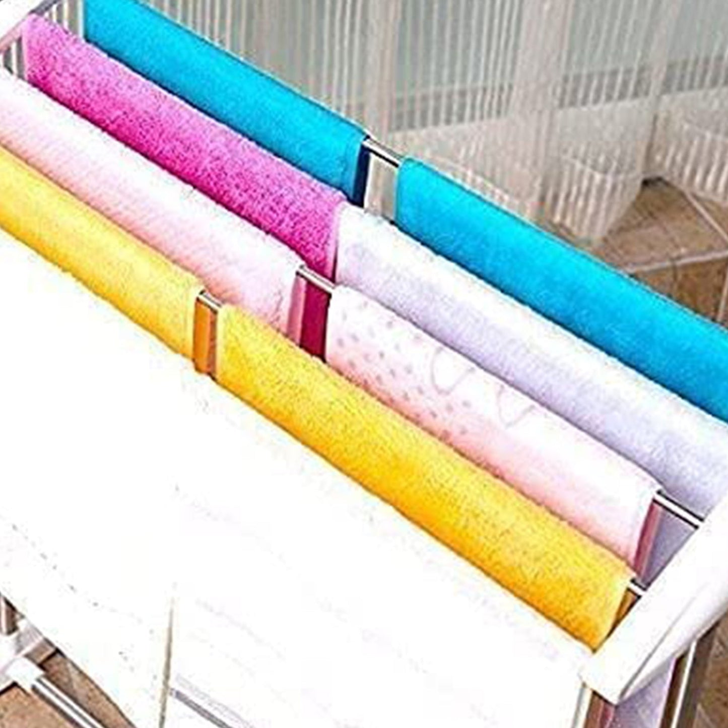 Space-Saving Portable Clothes Drying Rack – Steel & Plastic