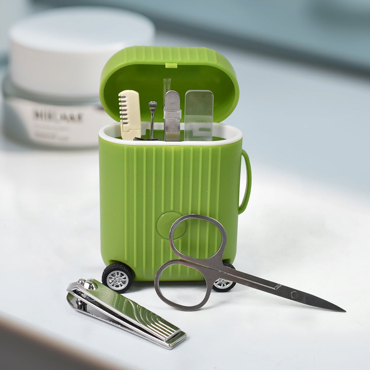 Manicure Pedicure Kit – 8-Pc Travel Grooming Set