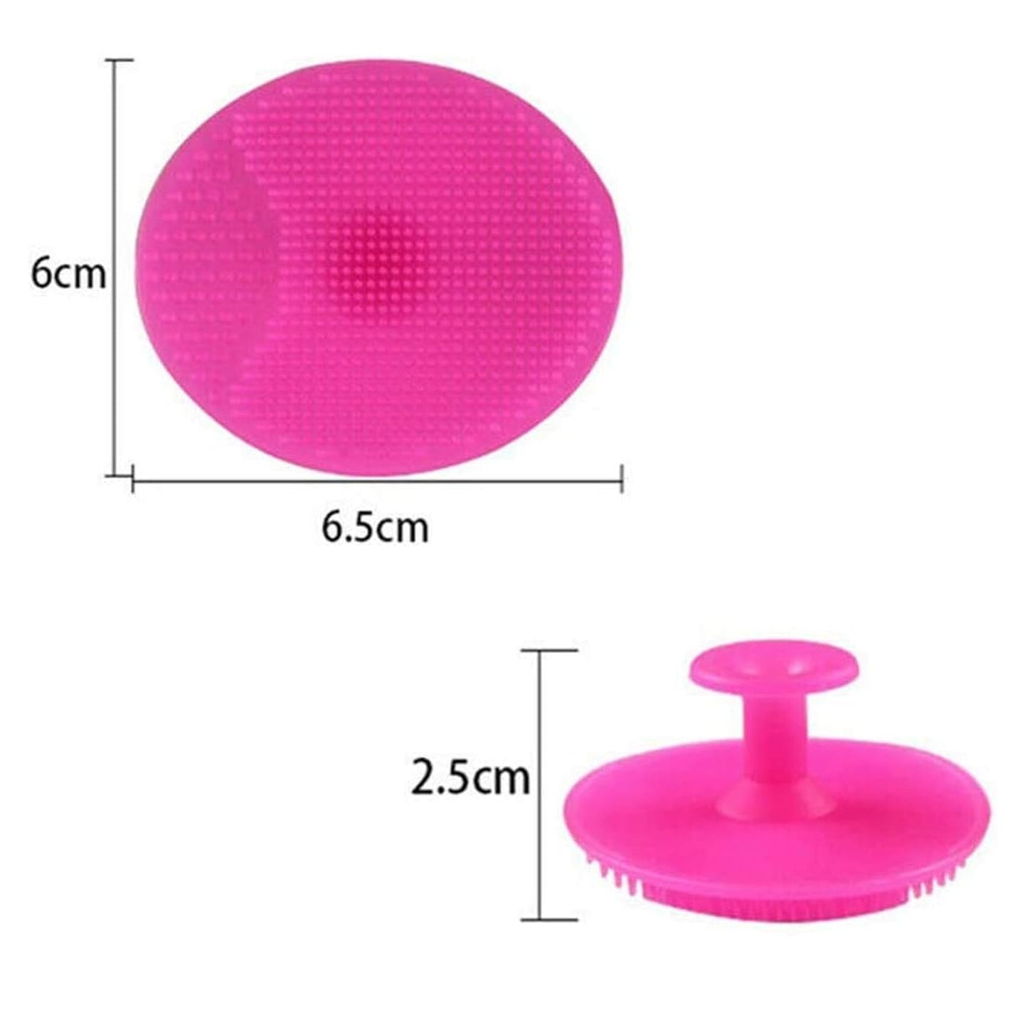Silicone Facial Cleansing Brush – Gentle Exfoliation Set | Mini Bubbles