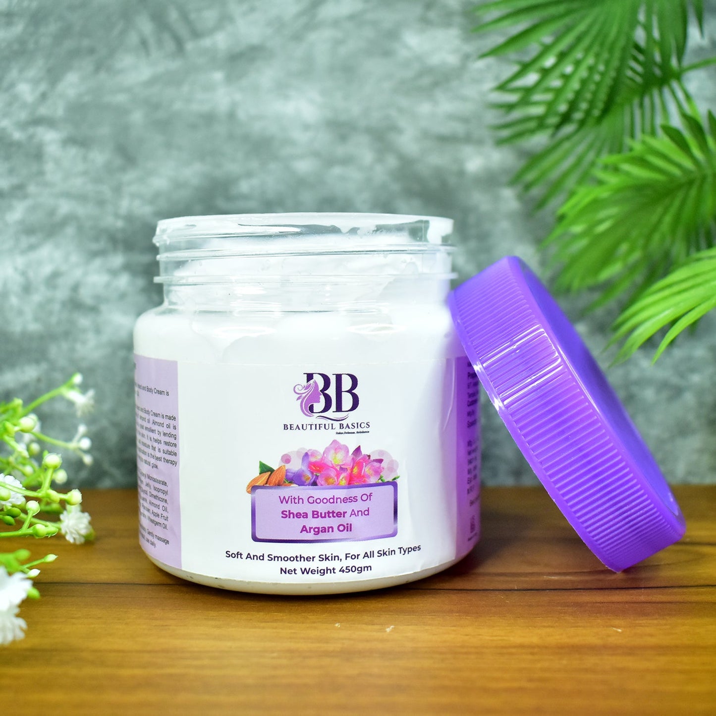 Shea Butter Body Cream – Deep Moisturisation with Argan Oil 450g