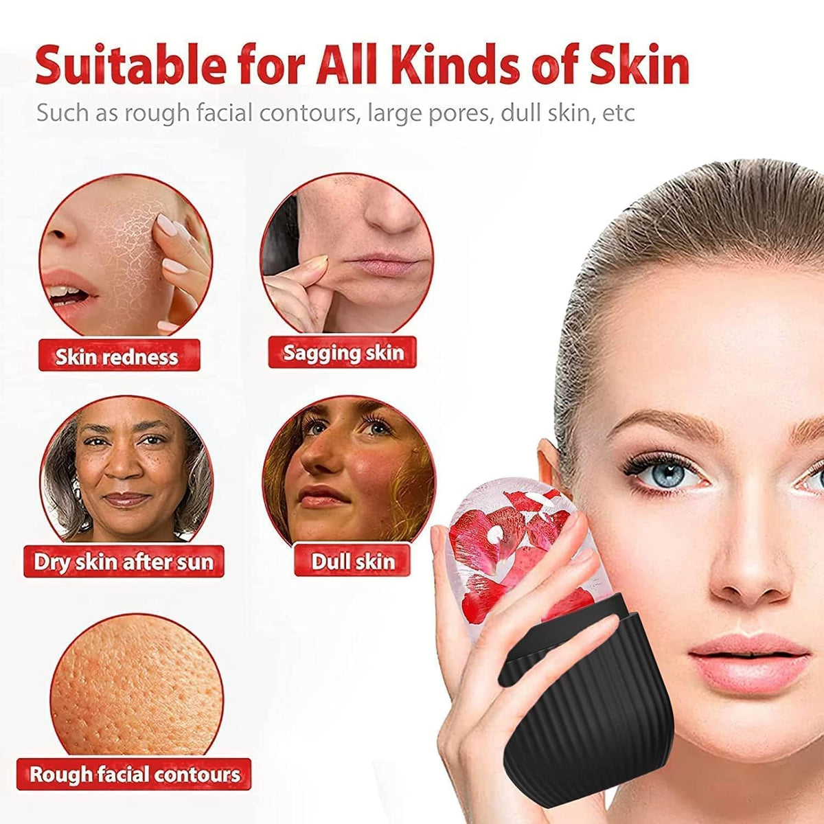 Face Ice Roller – Reduce Puffiness & Swelling
